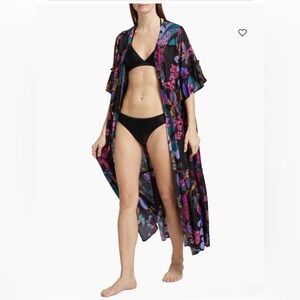 Johnny Was
Fatima Paisley Tiered Kimono-Style Cover-Up Size S
NWT